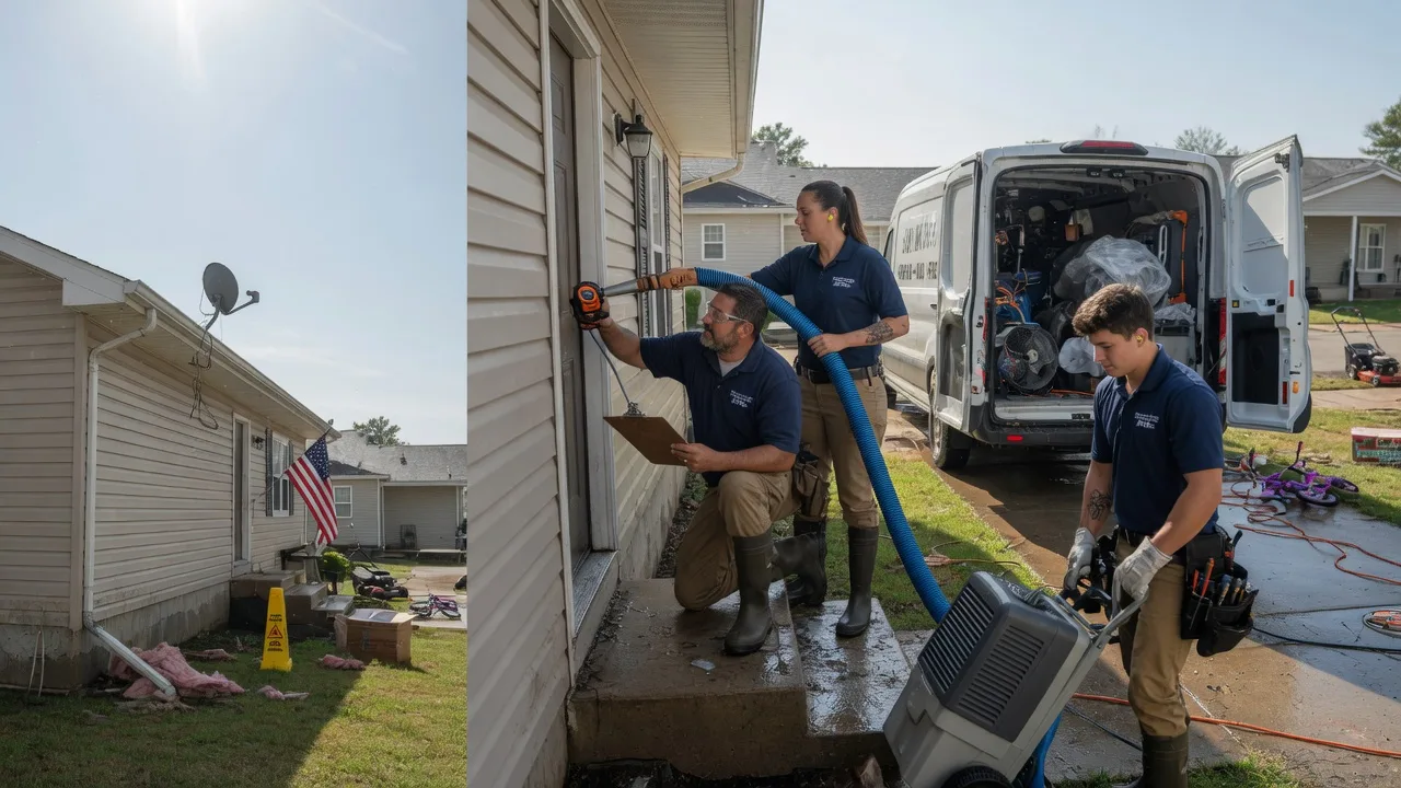Ceiling Water Damage Restoration in Chenoa, IL near me